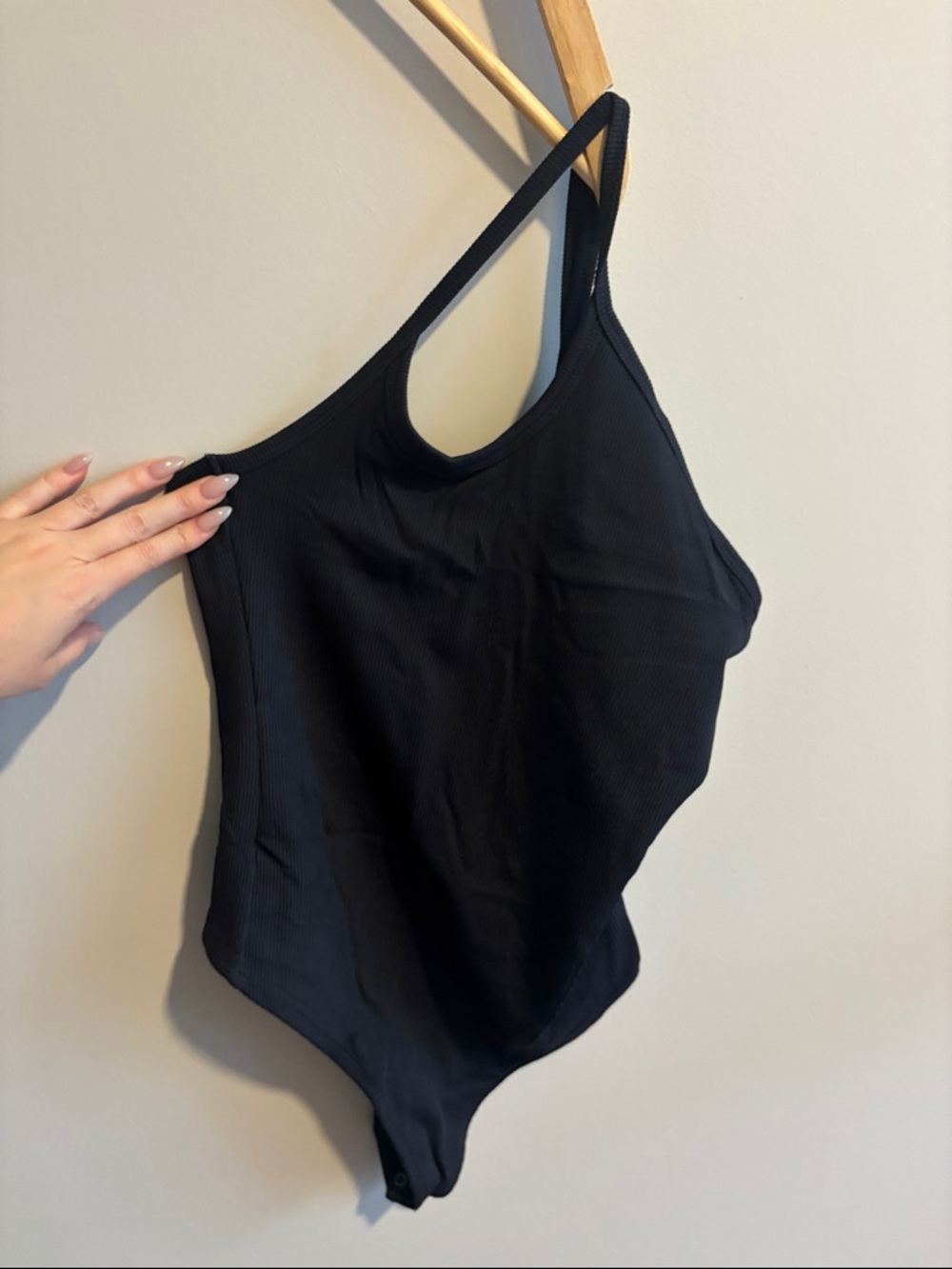 Abercrombie & Fitch Ribbed Tank Bodysuit